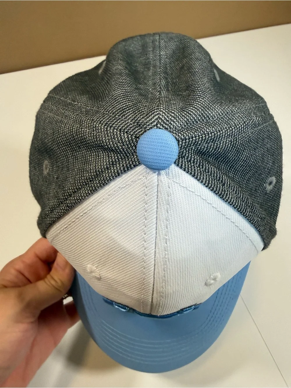 Top of the World North Carolina Tar Heels One Size Cap Hat Light Blue White Gray